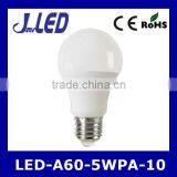 High Quality 180-265V IC LED A60 Bulb 5w E27