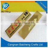 Gold Plating Enamel Color Name Badge With Safety Pin Welcome Hotel and Company Logo Engraved Cost Reasonable thumbnail-3