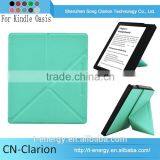 Factory Price, Universal Protective Case for Kindle Oasis 2016 Version Origami Leather Cover Case, Sky Blue thumbnail-1
