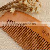 Handmade Sandalwood Logo Pocket Comb Beard and Mustache Comb Hair Brush Stock Comb Wholesale thumbnail-5