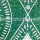 100% Cotton Green Color Special Pineapple Design Printing Beach Towel Pareo Ethnic Felling Beach Towel thumbnail-5