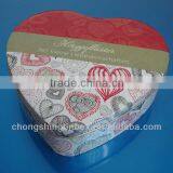 Heart Shape Chocolate Tin Box
