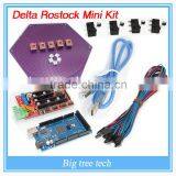 China Wholesale 2016 Delta Rostock Mini Kit Kossel 3d Printer Kit Reprap A4988 +Ramps 1.4+ Mega 2560 and 4Pin Wire Cable