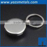 Custom Design Metal Compass Keychain Laser Logo thumbnail-2