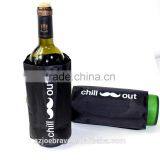 Wine Tote Bag PVC Plastic Bottle Cooler Tote Bag PVC Tote Bag for Wine thumbnail-1