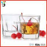 Star Shaped 9oz Clear Drinking Whisky Glass Rock Tumbler thumbnail-1