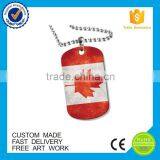 OEM Eco-friendly UK Flag Souvenir Zinc Alloy Metal Custom Dog Tags thumbnail-6