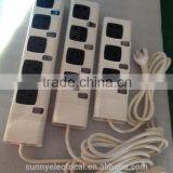 New Design High Quality 3 Core Electric Power Extension Sockets Outlet,UK, Multi,EU thumbnail-3
