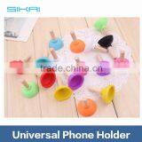 For Universal Mobile Phone Accessories Toilet Sucker Brush Shaped Phone Holder Suit For Young People thumbnail-5