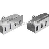 High-performance High-speed 4-Port Usb 3.0 Hub With LED Indicators and Easy to be Fixed on the PC or Table thumbnail-3