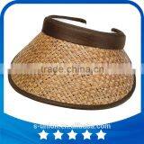 Ladies Real Straw Sun Visor Hats