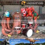 MY Dino-C071 Animatronic Music Band Fiberglass Cartoon Character thumbnail-5