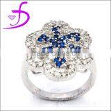 Factory Direct Sale 925 Sterling Silver Flower Finger Rings thumbnail-1