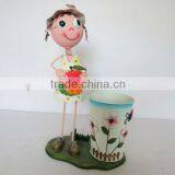 Outdoor Decor Metal Flower Pots thumbnail-1