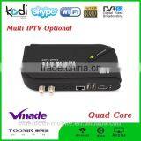 1 Year Manufacturer Warranty Amlogic S805 DVB S2 Hot Sale in Arabic Android Hybrid TV BOX Satellite Receiver