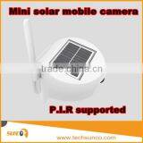 New solar power camera with battery cell phone motion sensor pir 3.6mm lens outdoor wifi wireless solar power camera