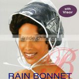 waterproof pe rain hat/rain hood/rain bonnet