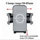 Dual Adjustable Qi Standard Windshield Car Cellphone Holder With Charger for 3.5-6 Inch Smart Phone thumbnail-2