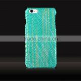 Luxury Leather Customize Mobile Phone Cover for IPhone6 Python Case