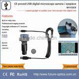 HD High Resolution and High Sensitivity CE Proved Digital Microscope Camera Built-in Relay Lens and Imaging Software