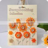 Adhesive Felt Sticker , 3d Sticker , Handmade Felt Sticker, Scrapbooking Sticker, Layered Sticker , Flower Felt Sticker thumbnail-1