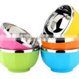 2014 Wholesale High-end Stainless Steel Bowl With no Lid,13CM&15CM,best for Gifts,children Bowls Set thumbnail-3