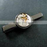 18mm Vintage Style Steam Punk Watch Movement Core Rhodium,metal Gun Black Fashion Tie Clip Bar 6830002 thumbnail-6