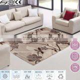 2016 hot sale brown flower silk shaggy carpet carpet underlay hotel carpet