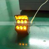 High Brightness 26mm Square Design Yellow LED Pixel Cluster Traffic Signal Light thumbnail-5