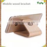 New Universal Cute Mobile Phone Wood Holders Bracket Stand for Iphone Mobile, for Ipad, for Table pc thumbnail-5