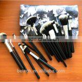Wood Handle Makeup Brushes Kit Retro Style Boxed 22pcs thumbnail-4
