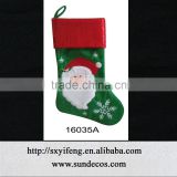 cheaper handmade christmas decoration stocking with reindder