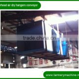 leather tannery machine 3.6' to 9' steel over head hooking hangers for leather