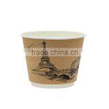 Custom Printed Disposable Paper Ice Cream Cups With Clear Lid thumbnail-6