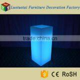 45*45*110cm Square Tall PE Plastic Outdoor LED Light up Flower Pot for Garden Decor thumbnail-5