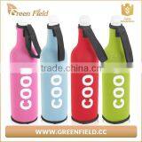 Neoprene Single Wine Bottle Holder/beer Bottle Cooler Bag With Handle thumbnail-1