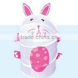 Folding Fabric Pop Up Rabbit Pattern Laundry Hamper thumbnail-1