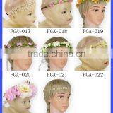 Daisy Flower Plastic Fabric Women Girls Hair Band Holiday Wedding Bride Bohemian Headband thumbnail-3