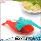 NBRSC Spoon Rest Flexible Silicone Spoon Holder Handle Hole Design for Placing Spoon Without Mess Kitchen Utensils Set of 5 thumbnail-3