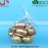 BSCI Audit Factory Cheap Easter Decorations Plastic Eggs, Golden Plastic Eggs thumbnail-2