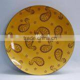 Decorative Custom Hand Painted Ceramic Round Dinner Plates thumbnail-1