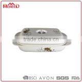 Houseware Factories Direct Sale Restaurant and Hotel Use Melamine Rectangular Butter Bowl With Lid thumbnail-1