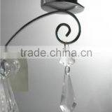 Clear Acrylic Angel With Iron Candle Holders Elegrane Xmas Ornament thumbnail-4