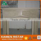 For Sale Natural Yellow Marble Fireplace Surround Mantel RST-FP-K015 thumbnail-1