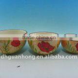 Dolomite Ceramic Daily Yellow Bowls