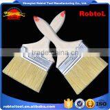 4" Wall Paint Brush Wood Handle Natural Synthetic Bristle Blend Filament thumbnail-2