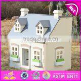 2017 New Design Children Solid Wood Victorian Dolls House W06A236 thumbnail-3