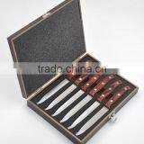 High Quality Wooden Handle Steak Knife Set thumbnail-2