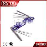 2017 Yute 8PCS Curve Universal Hex Key Set With Blue Color thumbnail-1