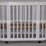 Solid Beech Wood Round Cot Baby Crib Sheets thumbnail-5